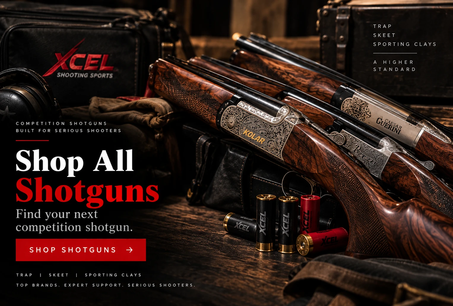 Competition Shotguns at Xcel Shooting Sports