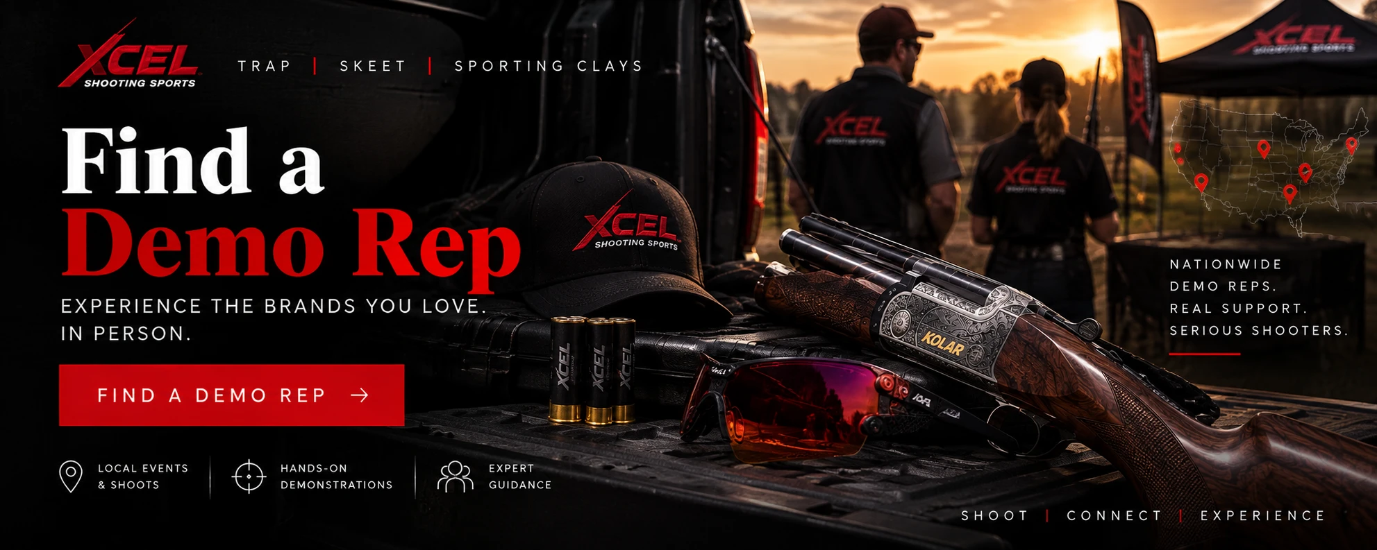Find an Xcel Shooting Sports Demo Rep