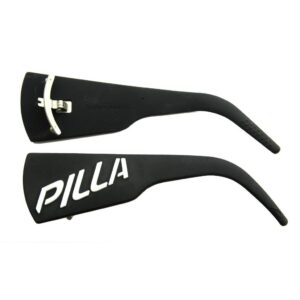Outlaw X6 XW Temples - Black White Blinder
